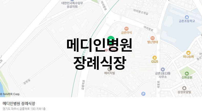 메디인병원장례식장