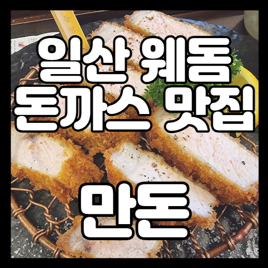  일산 웨돔맛집 만돈 :: 입에서 살살 녹는 돈까스 맛집 추천