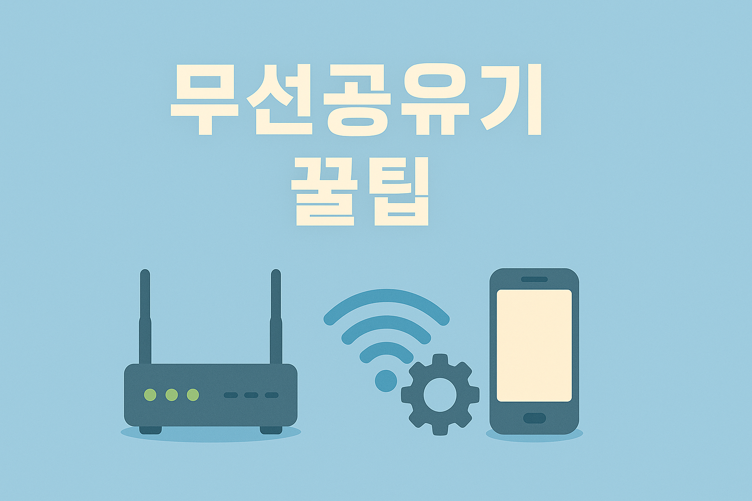 무선공유기 꿀팁