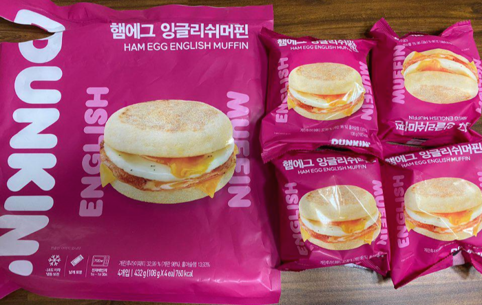  던킨 햄에그잉글리쉬 머핀