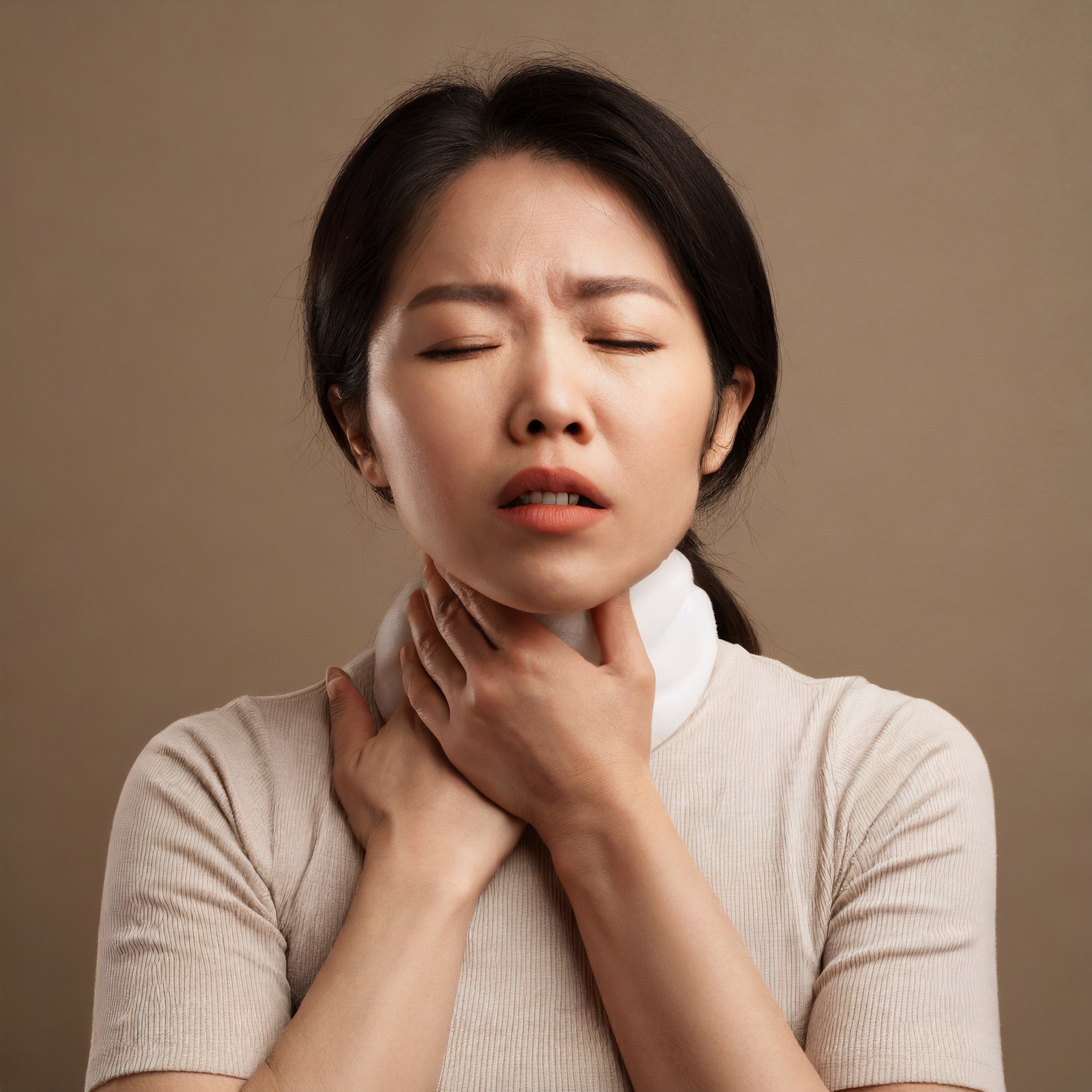  침삼킬 때 목아픔 원인 치료 및 예방법