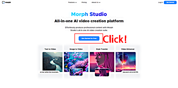 Morph Studio 웹사이트 바로가기 링크