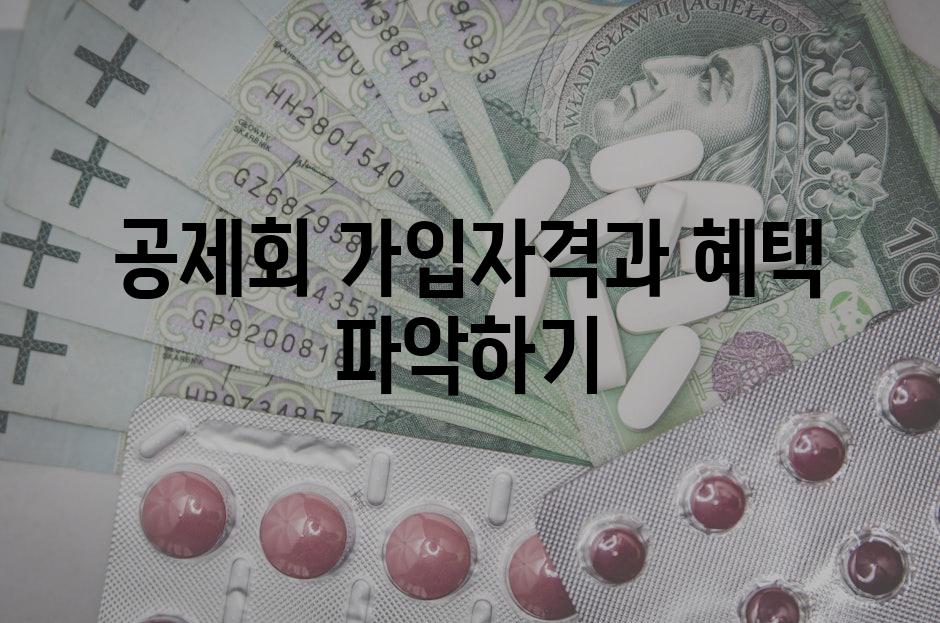 공제회 가입자격과 혜택 파악하기