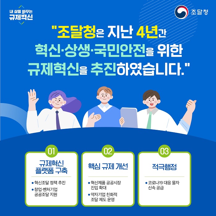  조달현장도 규제 뿌리 뽑는다!