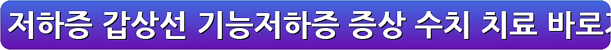 갑상샘 저하증 갑상선 기능저하증 증상 수치 치료_22