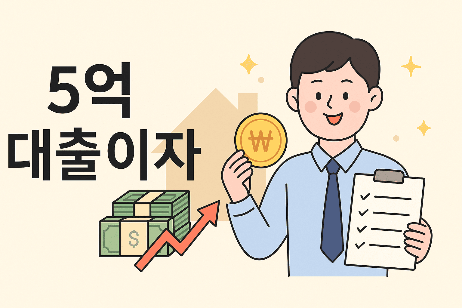 5억 대출 이자 계산법부터 절약 팁까지 총정리!
