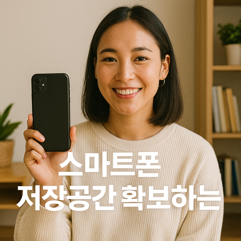 스마트폰 저장공간 확보하는 방법