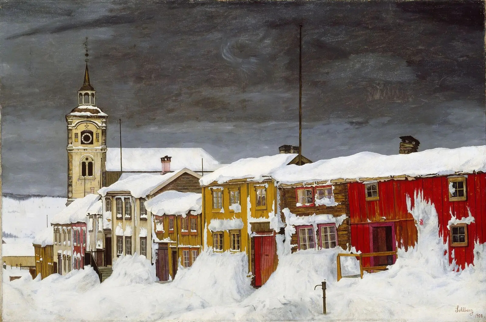 하랄 솔베르그(Harald Sohlberg), 노르웨이, 화가, 1869-1935