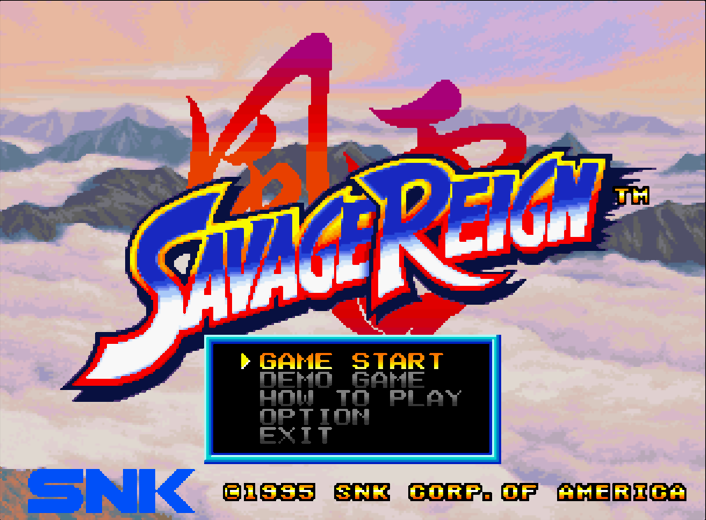  SNK - 세비지 레인 세계판 Savage Reign World (네오지오 CD - NG-CD - iso 다운로드)