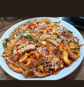 황칠나무 낙지연포탕 낙지볶음이