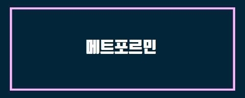  메트포르민 And 고메 스트링치즈