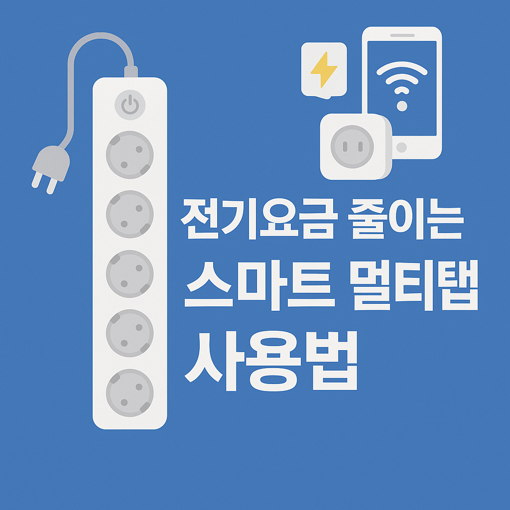 전기요금 줄이는 스마트 멀티탭 사용법