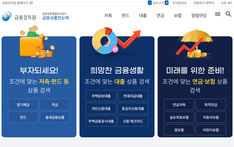 금융상품한눈에