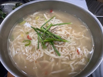 손칼국수 들깨칼국수