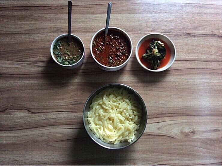  시간과 정성을 먹다, 올챙이묵(Corn Starch Noodles)