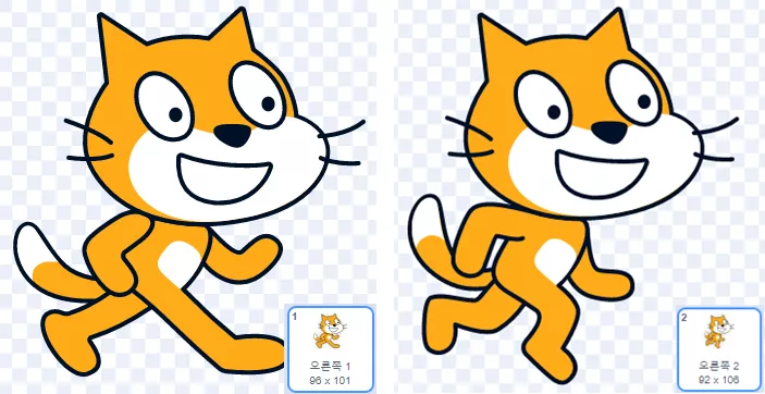 걷는 모습의 모양들