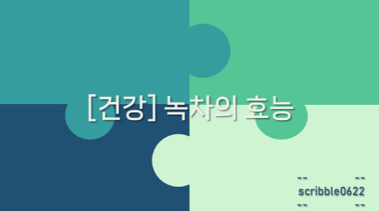  [건강] 녹차의 효능에 대해서