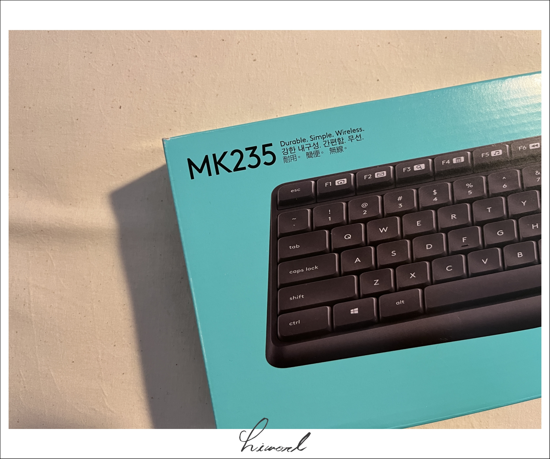 리뷰] Logitech 로지텍 무선 키보드 마우스 세트 Mk235