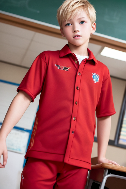  [Boy-148] Free images of male students, this is a free Ai illustration.