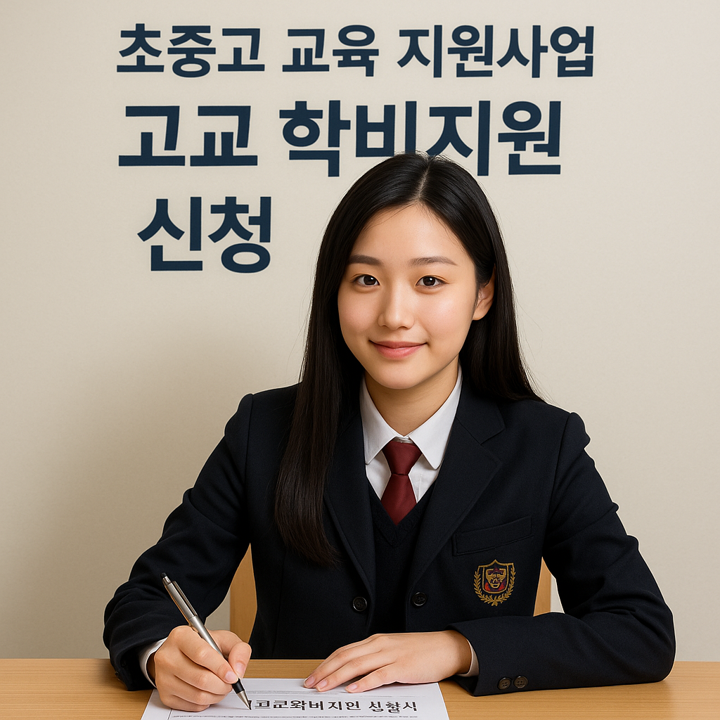 초중고 교육 지원사업 고교학비지원 신청