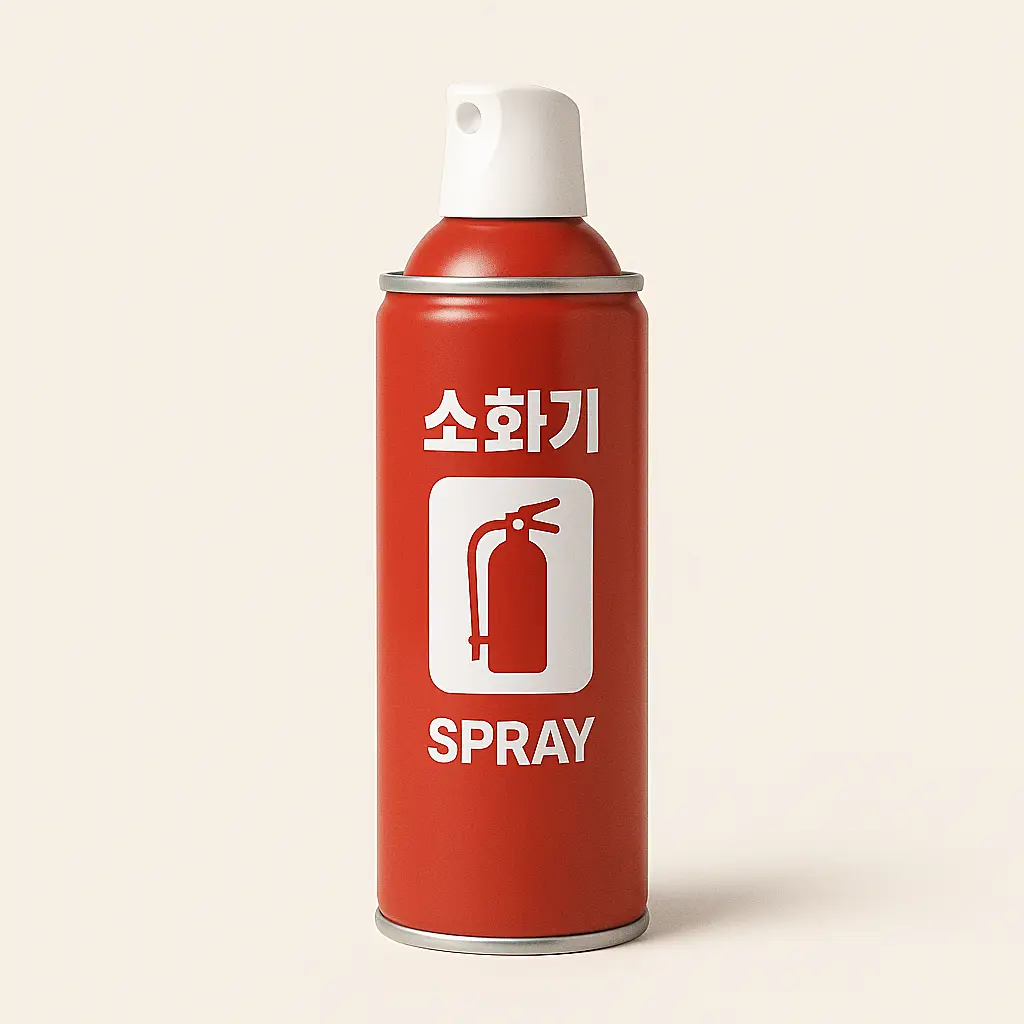 스프레이식 소화기 형태