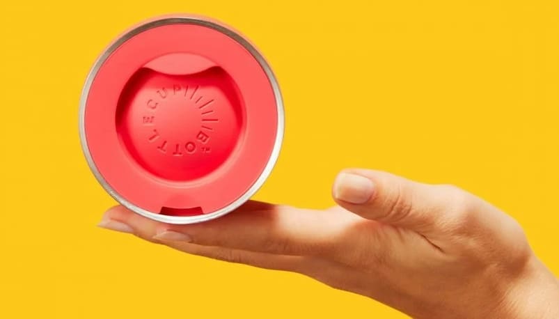  [아이디어] 재사용 가능한 물병과 커피 컵이 하나 Seymourpowell designs two-in-one reusable water bottle and coffee cup