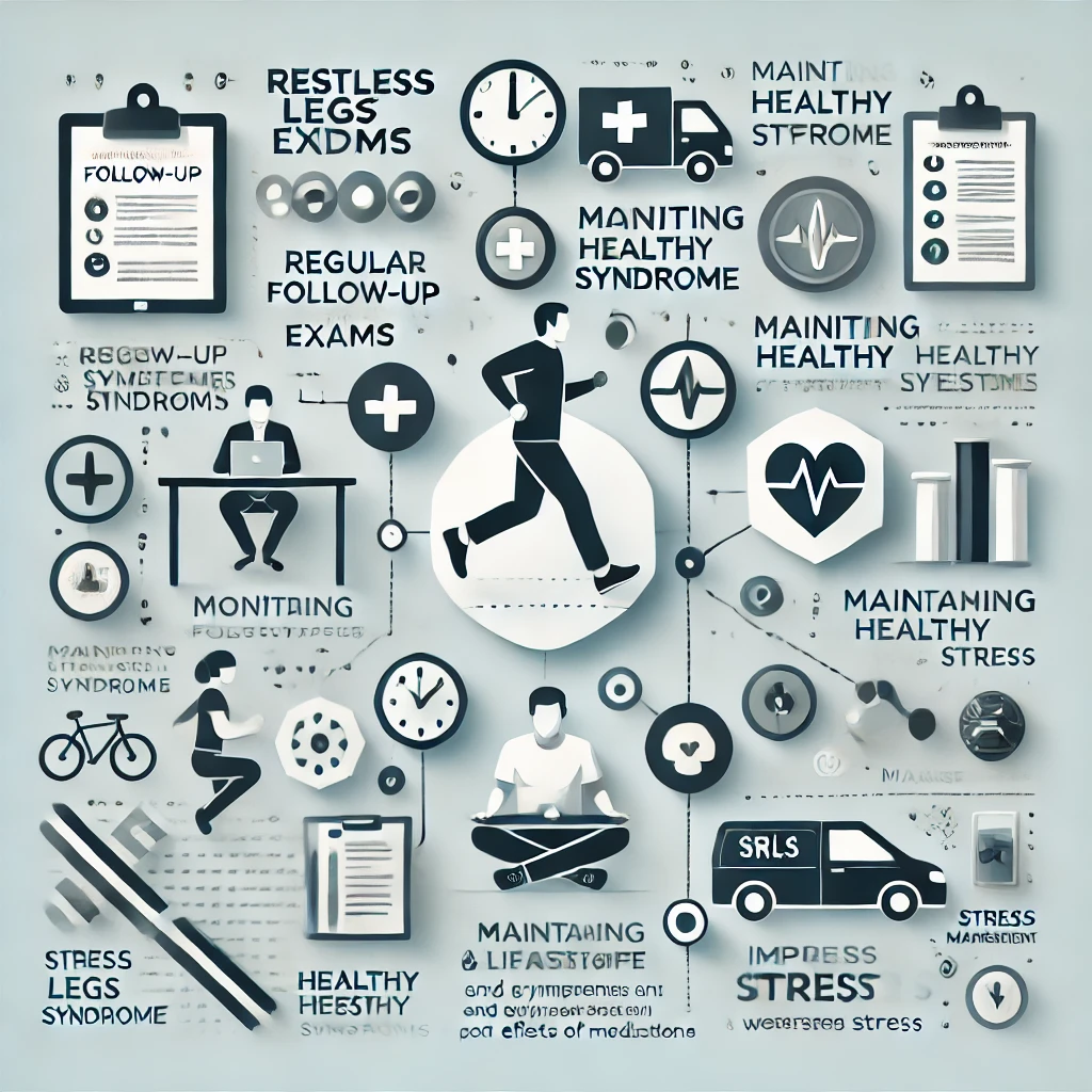 하지불안 증후군 (Restless Legs Syndrome, RLS) 증상, 진단 그리고 치료 - 예후와 관리