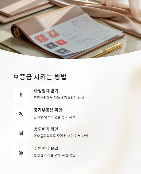 보증금 지키는 방법