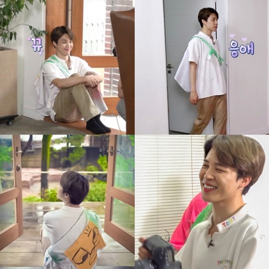  방탄소년단 지민, 귀여운 고독남 변신 뒷모습도 '러블리'