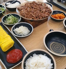 숯불고기정식