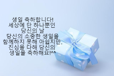 생일축하 메세지 문자 카톡 모음9