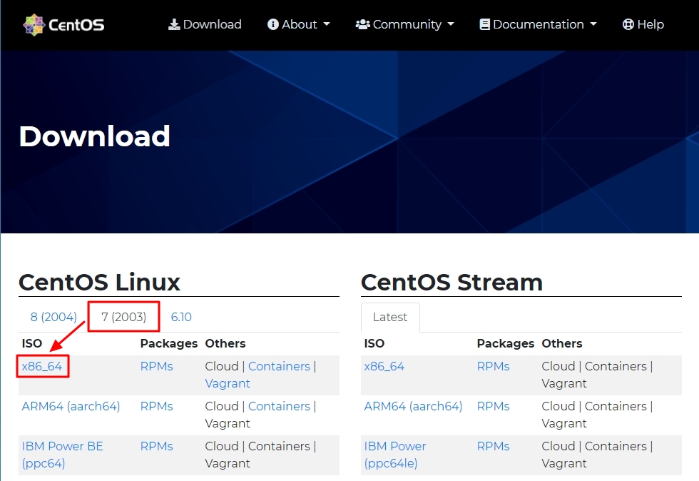 centOS 7 버전