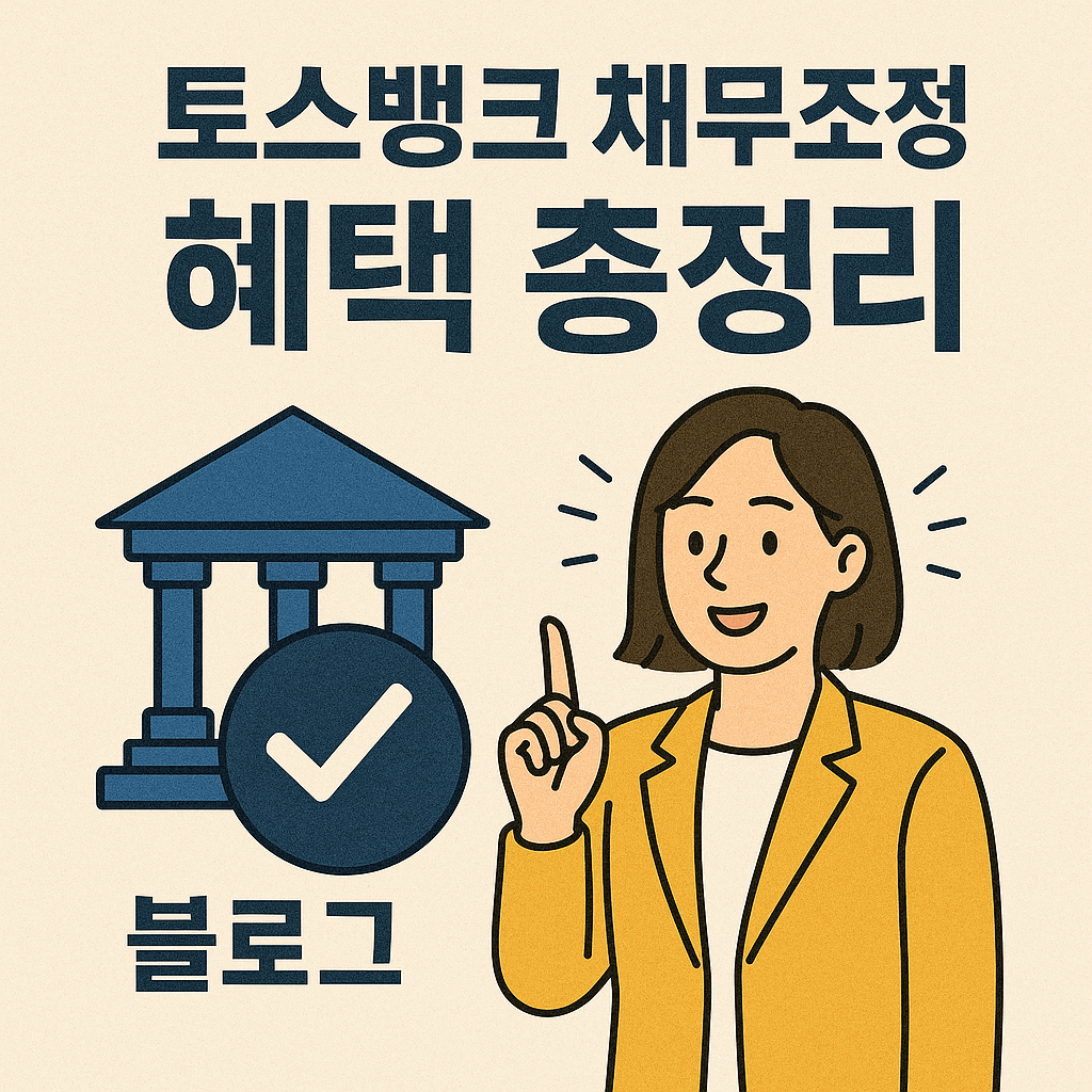 “토스뱅크 채무조정 혜택 총정리”