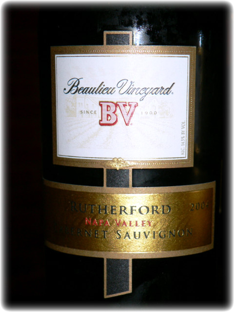 BV 러더포드 까베르네 소비뇽(BV Rutherford Cabernet Sauvignon) 2004
