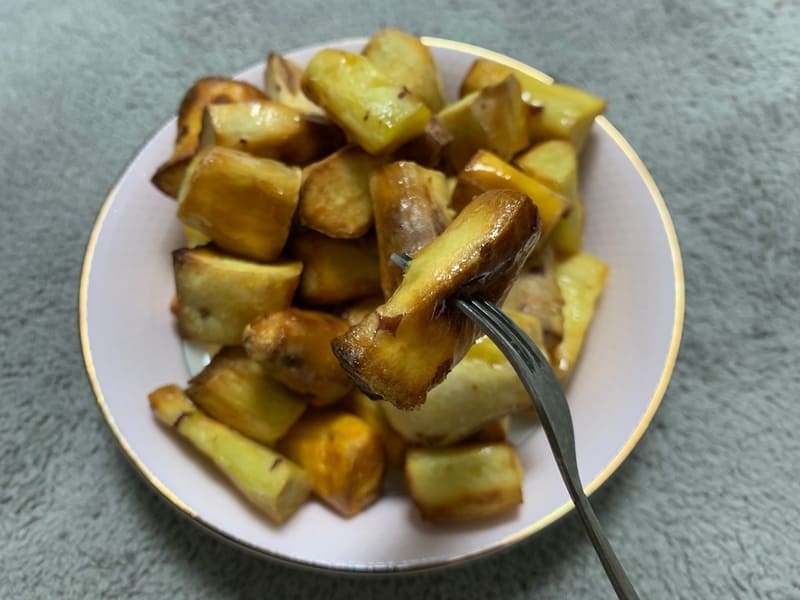  고구마 맛탕 에어프라이어로 만들기 초간단 레시피