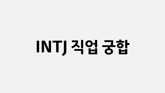 INTJ 직업 궁합