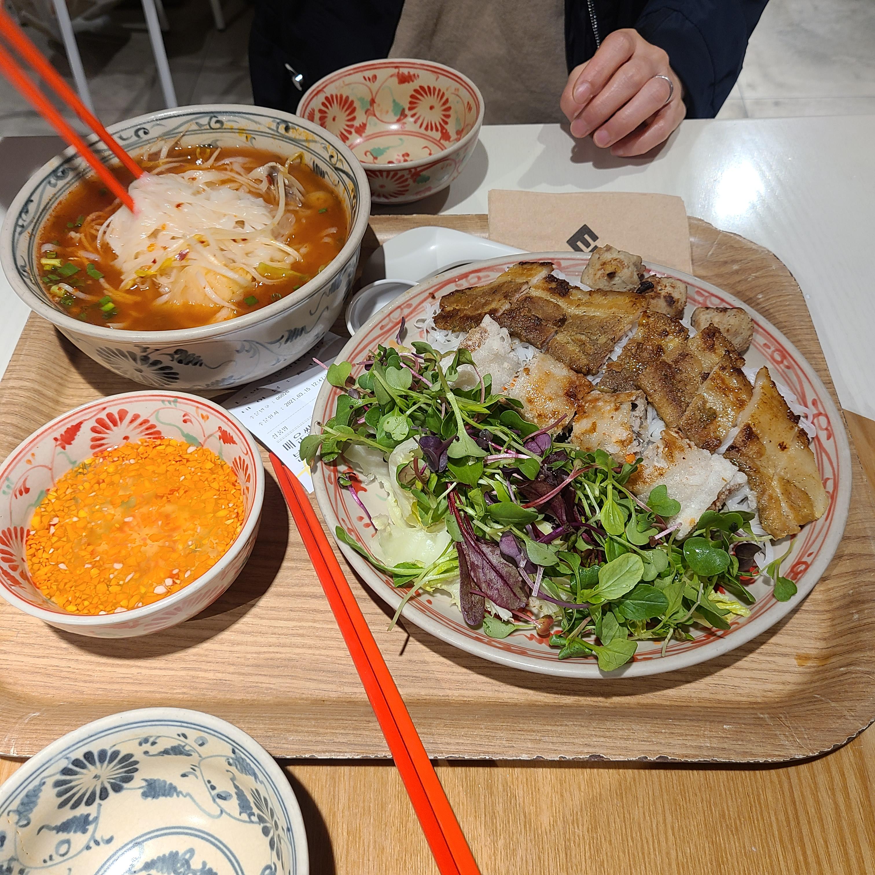  [송파 잠실] 에머이 E-moi 매운쌀국수와 분짜 먹기