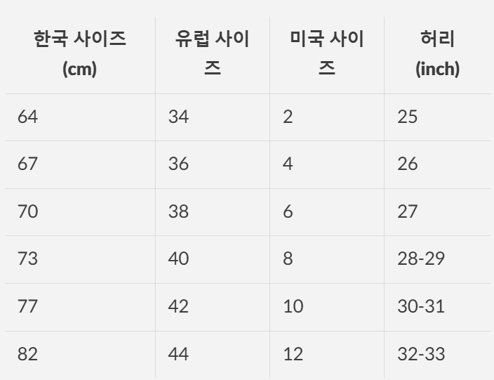 여성바지-73사이즈는-몇인치-몇cm-1