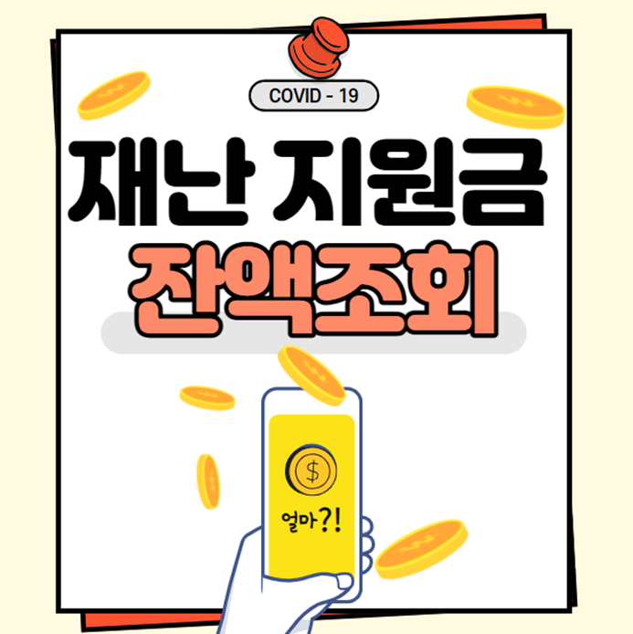  재난지원금 잔액 조회 간단정리
