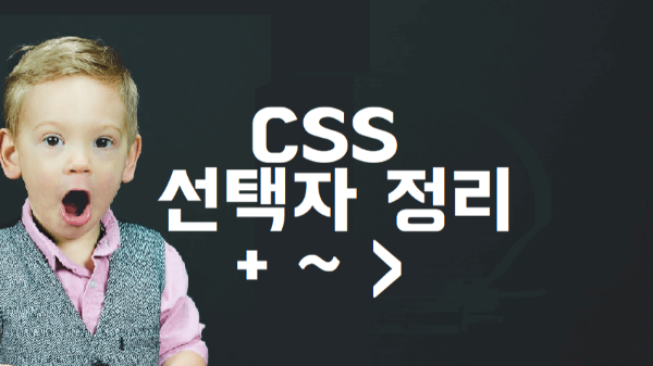 CSS 선택자 정리