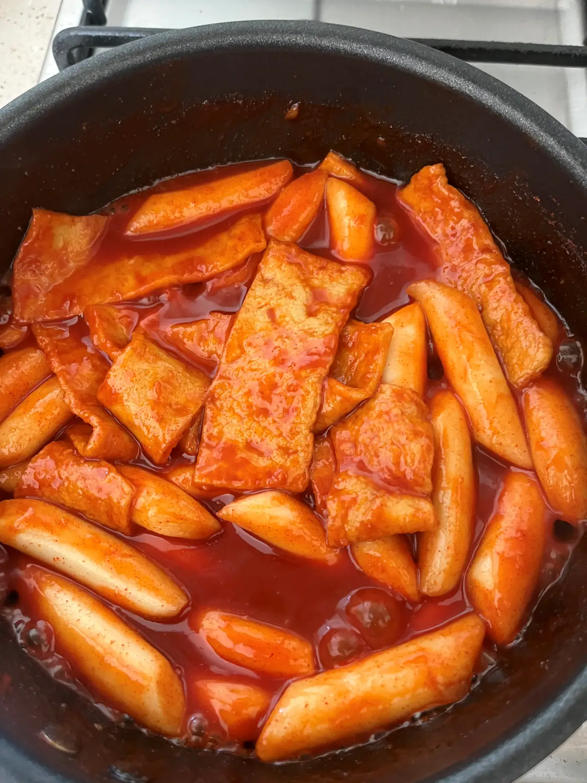 애플하우스-떡볶이-조리후