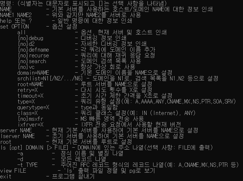  [Windows] 웹 사이트 도메인 IP 주소 확인하기 (nslookup)