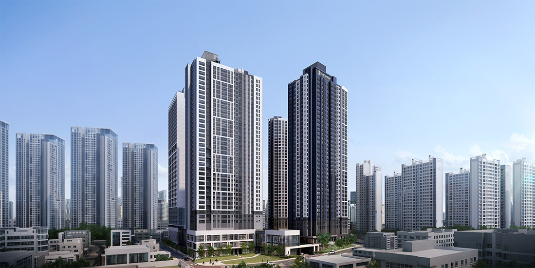 더샵 강동센트럴시티 현장 이미지