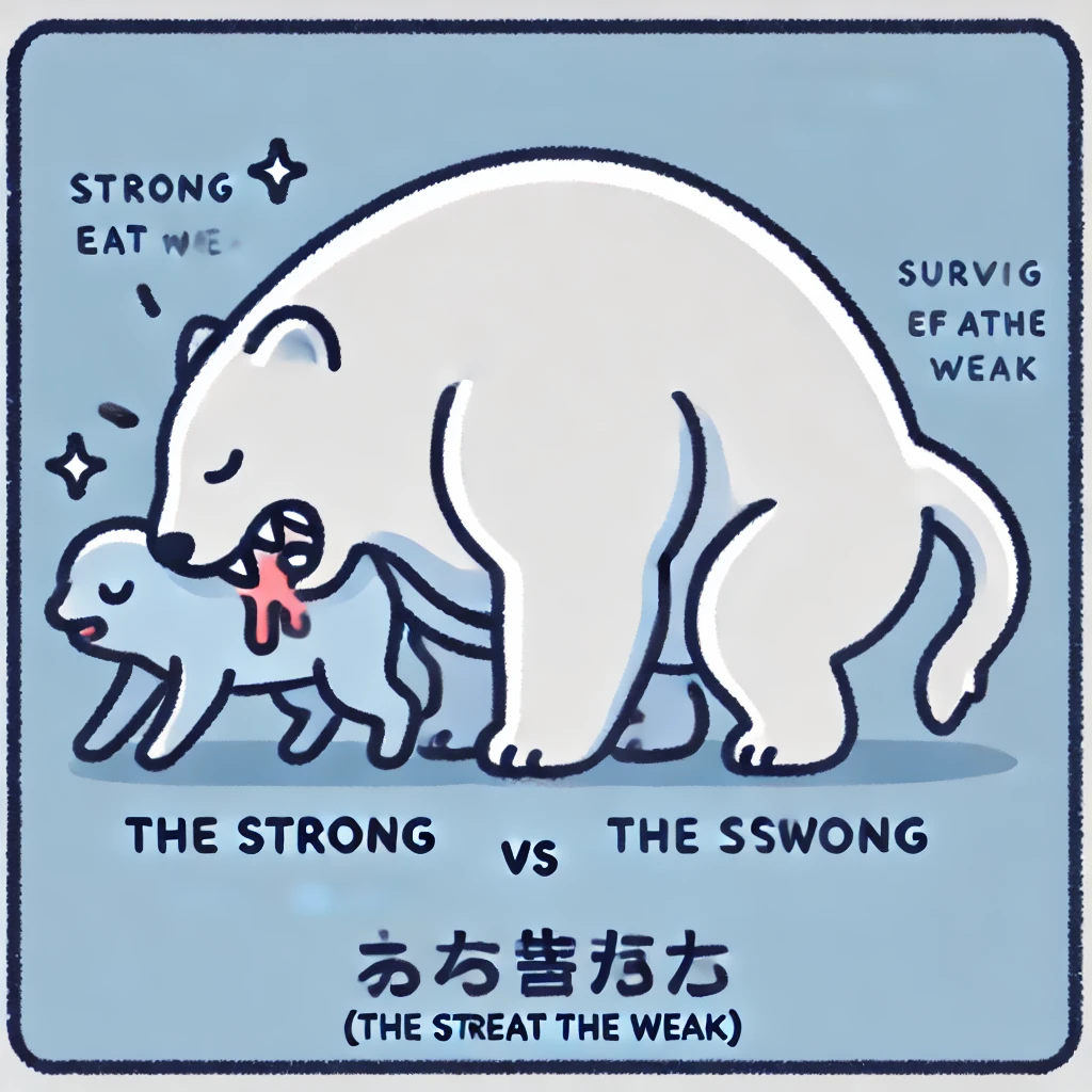 약육강식 (弱肉强食) 강자가 약자를 지배하는 자연의 법칙 - 1. 약육강식의 정의와 유래