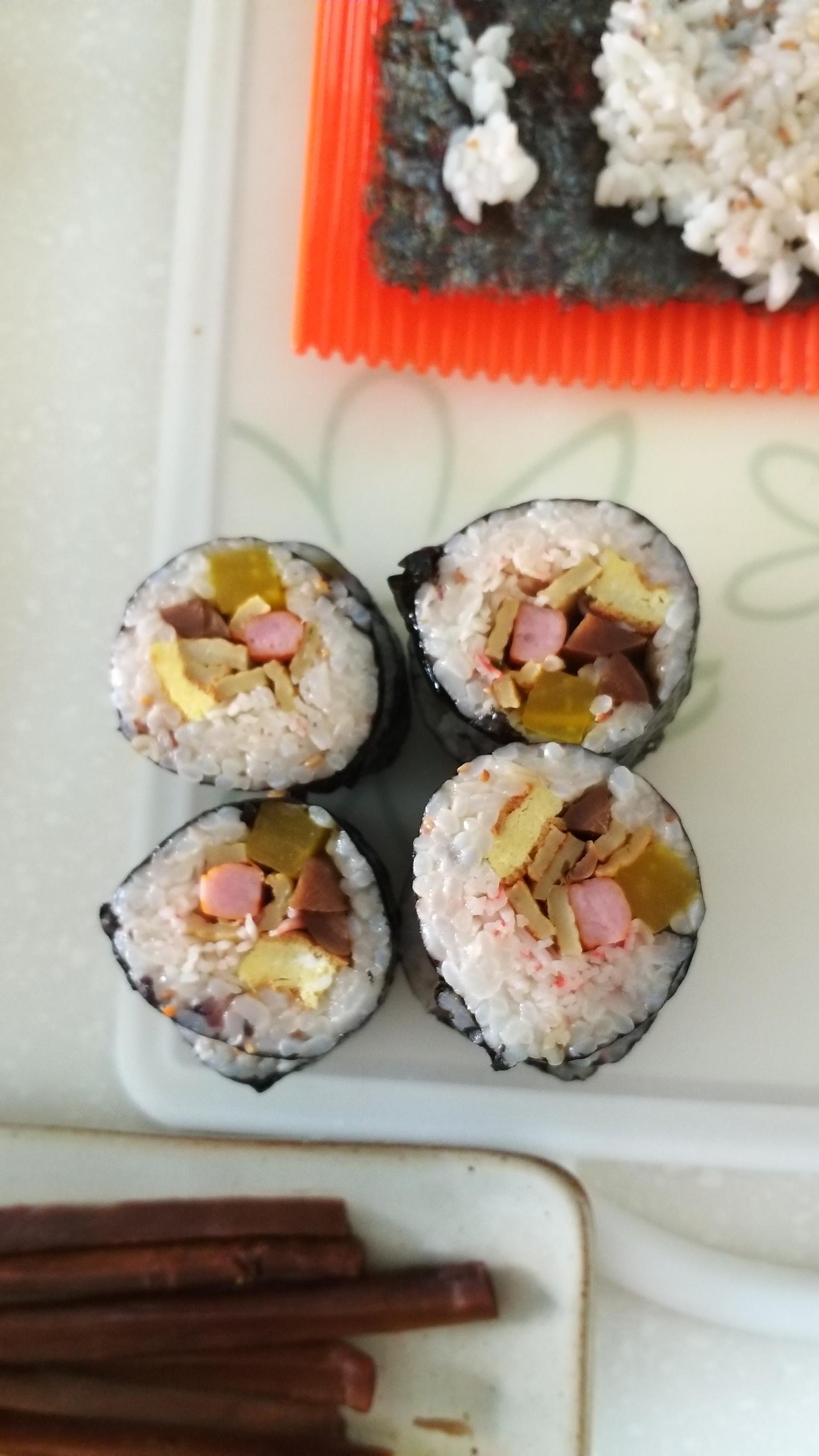  [20201018]일요일의 집밥 메뉴 : 돼지고기묵은지찜, 치즈계란말이, 집김밥 만들기