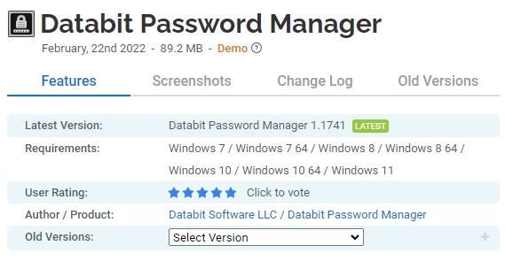 Databit-Password-Manager