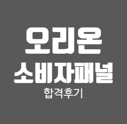  2022 오리온 소비자패널 2차 합격 후기