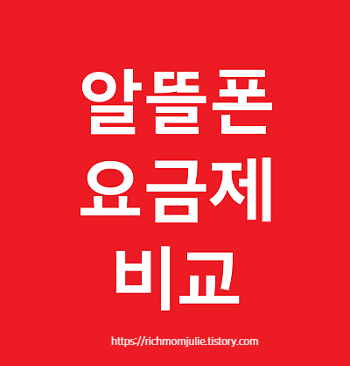 알뜰폰 요금제 비교 (사이트 추천&#44; 고려 사항&#44; 개통방법)