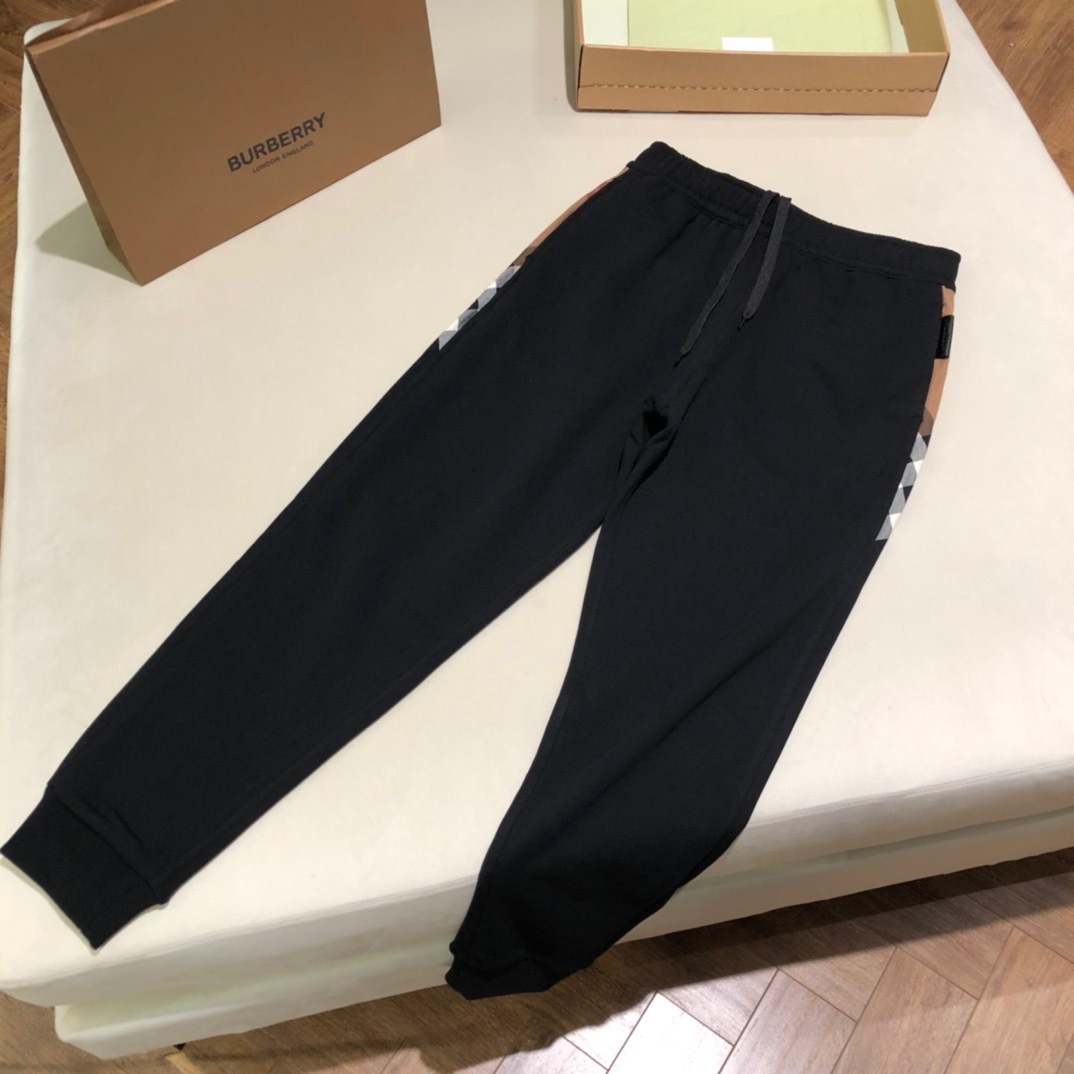  [BURBERRY] 버버리 체크 패널 팬츠 8045013