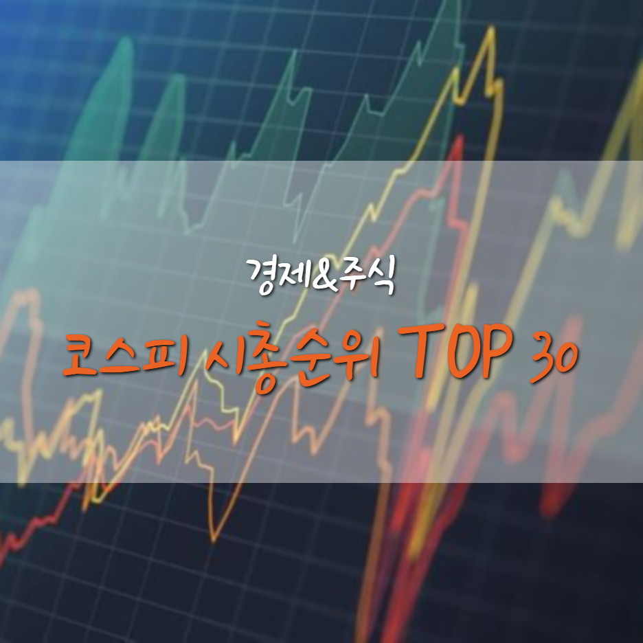  대한민국 코스피 시총 순위, 시가총액이란?